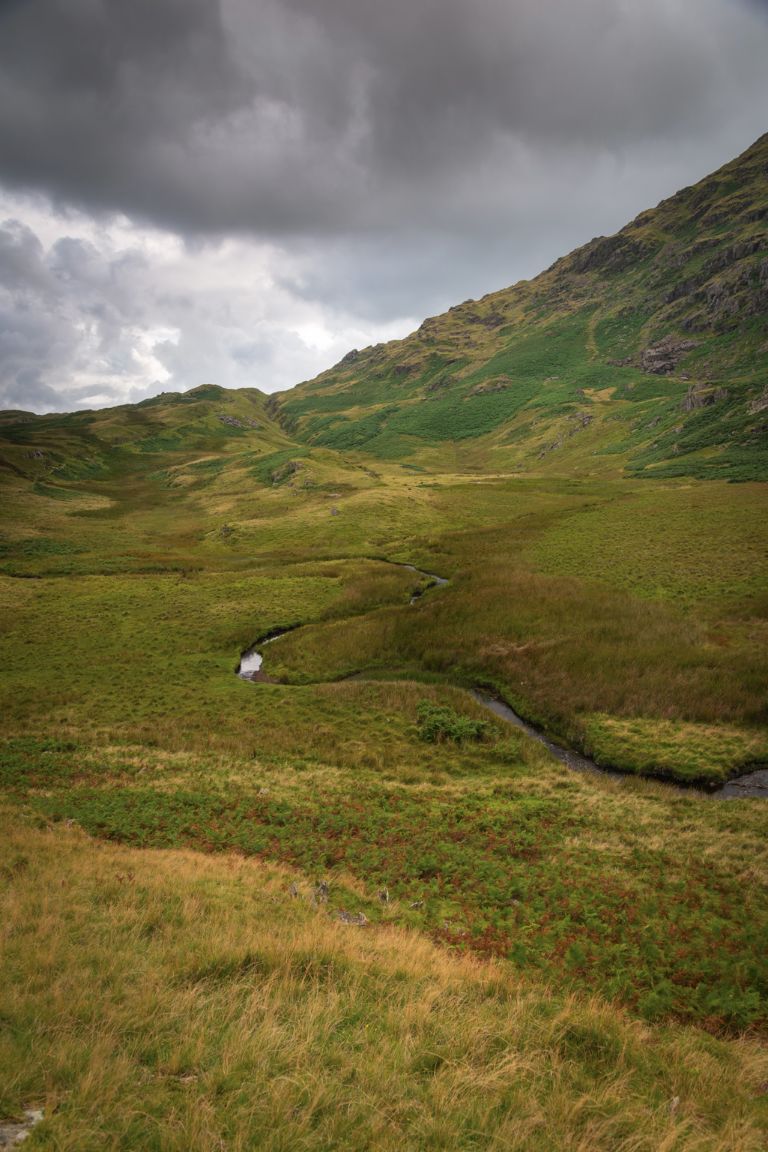 Première marche du voyage le 19 août dans le Lake District en Angleterre - Low Tilberthwaite