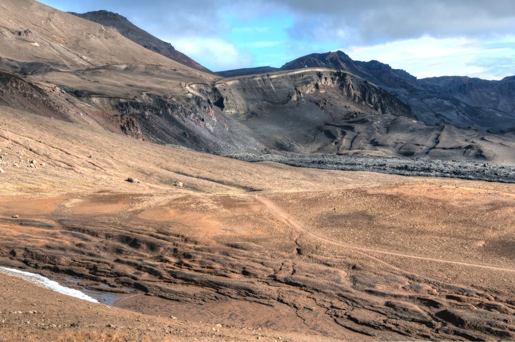 Dans le cratère d'Askja